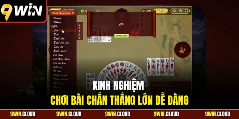 Kinh nghiệm chơi bài Chắn thắng lớn dễ dàng